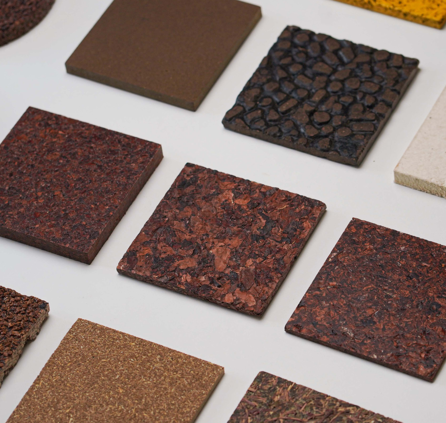 Amostras de materiais MATTER
